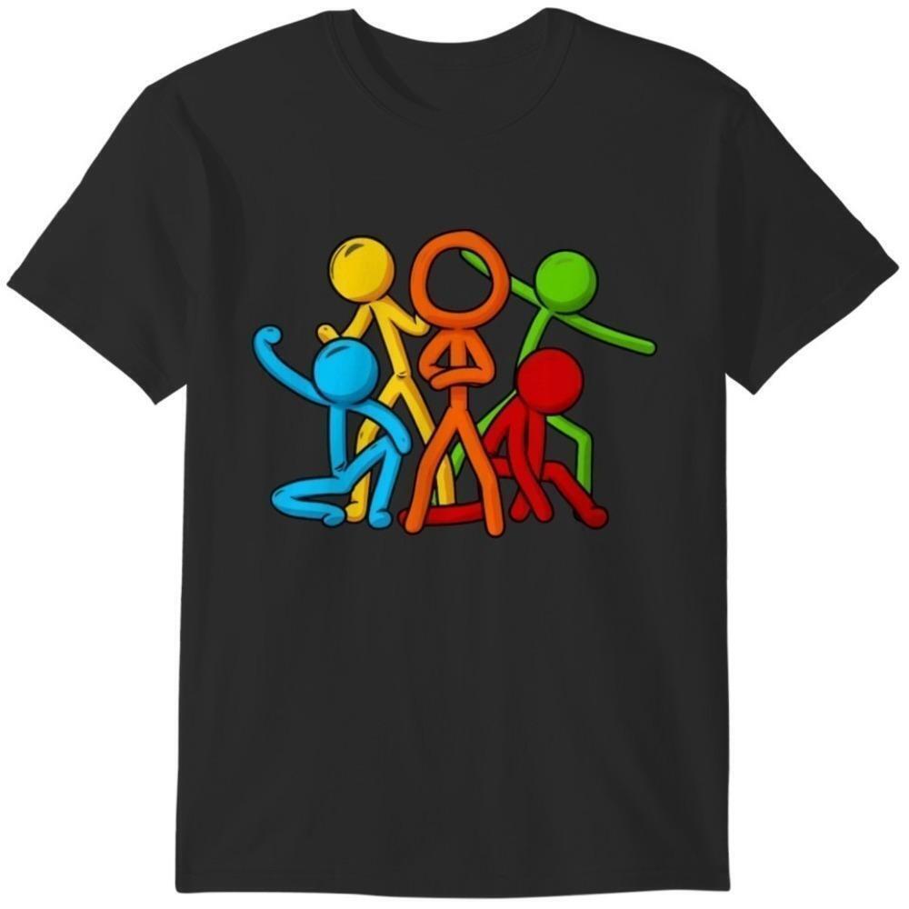 Alan Becker Animator Stick Figure Internet Culture Fan Graphic T-Shirt